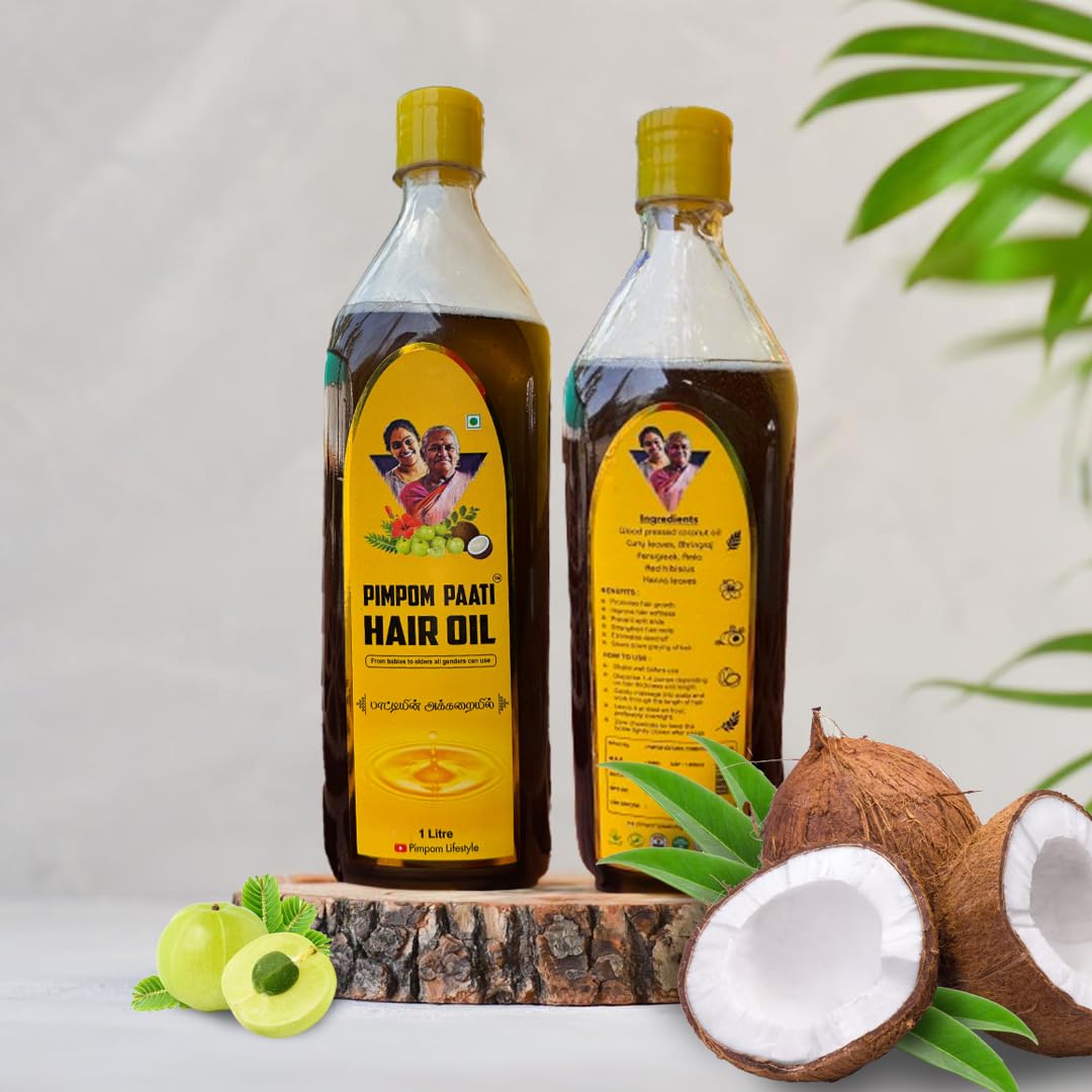 Pimpom Paati Hair Oil | Grocsy