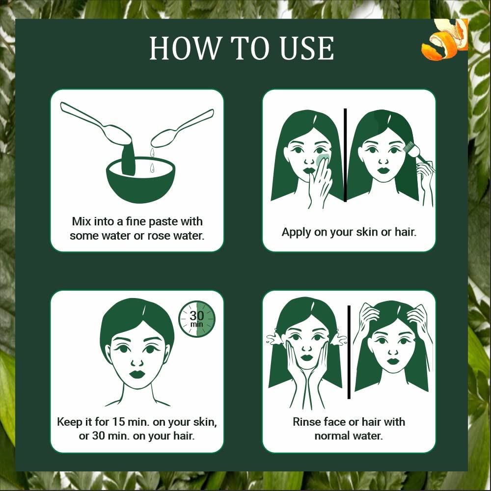 Indus Valley Bio Organic Orange Peel Powder | Grocsy