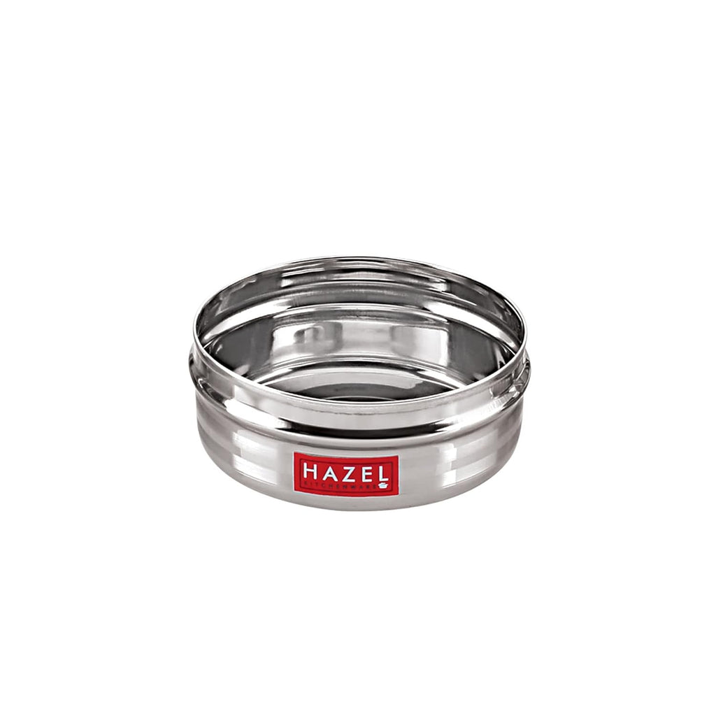 HAZEL Small Container For Kitchen|Steel Dabba of Capacity 400 ml | Grocsy
