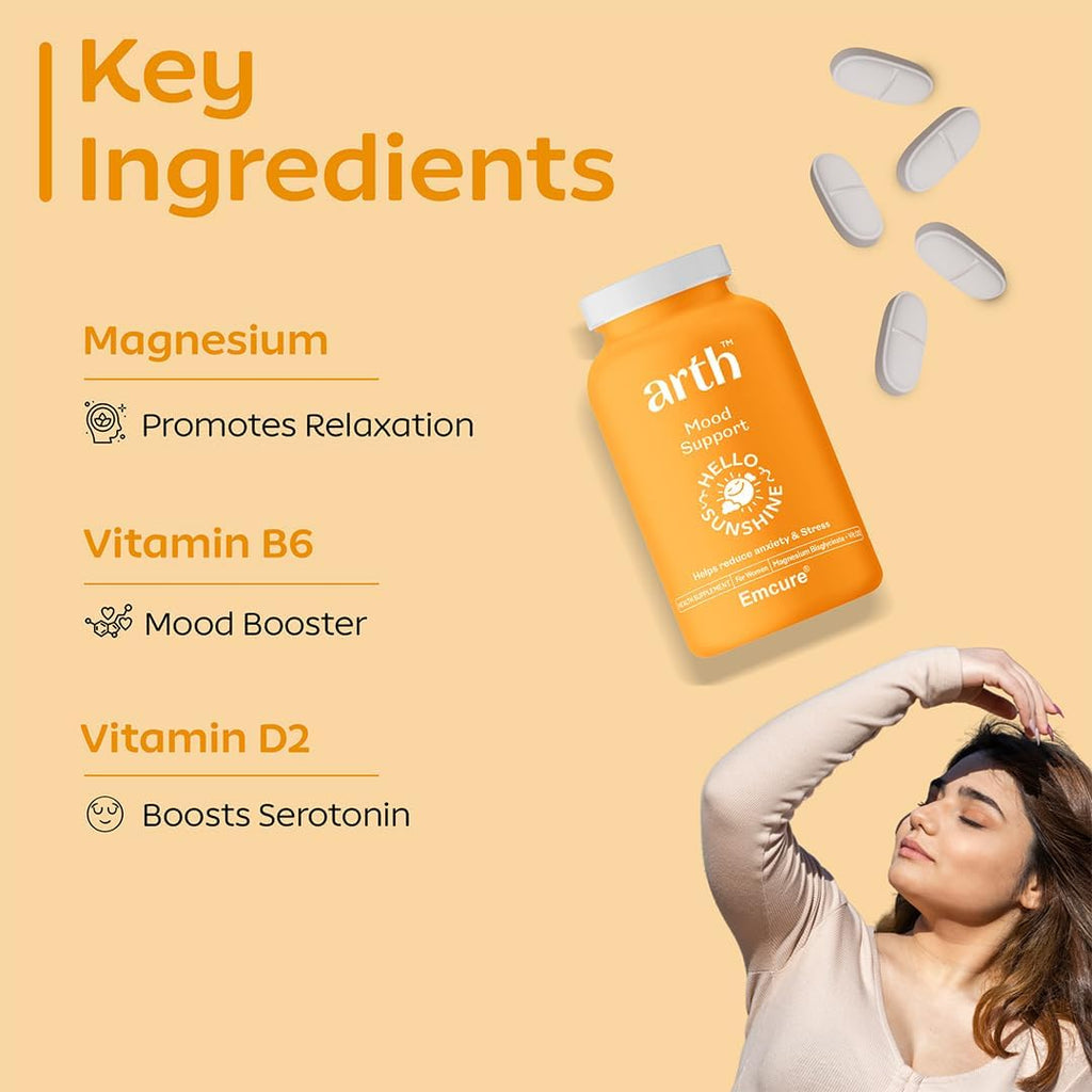 Arth Mood Support Tablets | Grocsy
