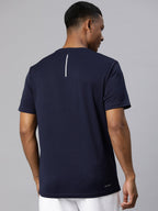 Alcis Men Typography Printed Dry Tech Slim Fit Sports T-shirt | Grocsy