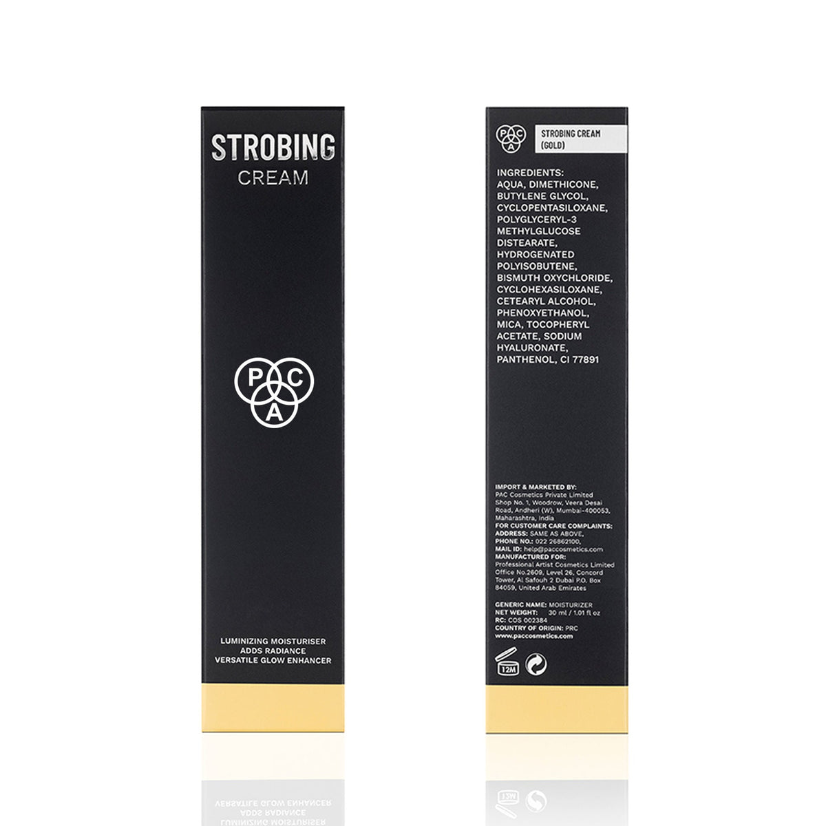 PAC Studio Strobing Cream - Gold | Grocsy