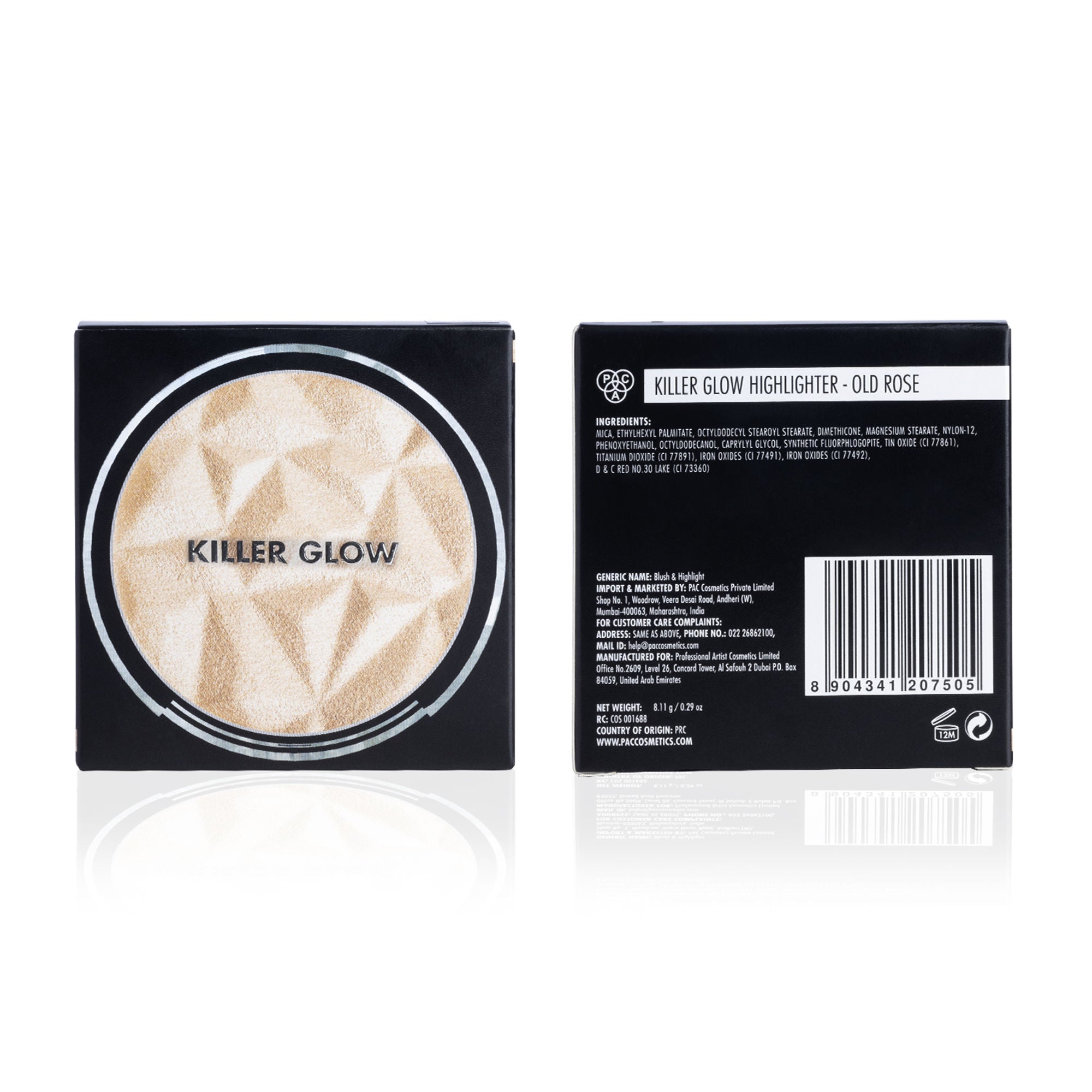 PAC Studio Killer Glow - Old Rose | Grocsy