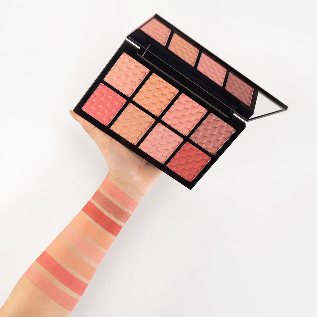 PAC Studio Spotlight Blusher Palette X8 - All in One MUA Palette, High Payoff, Shades for Every Skin Tone | Grocsy