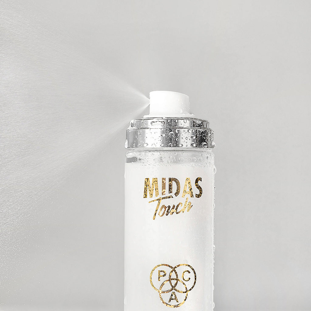 PAC Studio Midas Touch Makeup Fixer - Glow Setting Spray, Non - Sticky, Infused With Pearlescent Particles | Grocsy