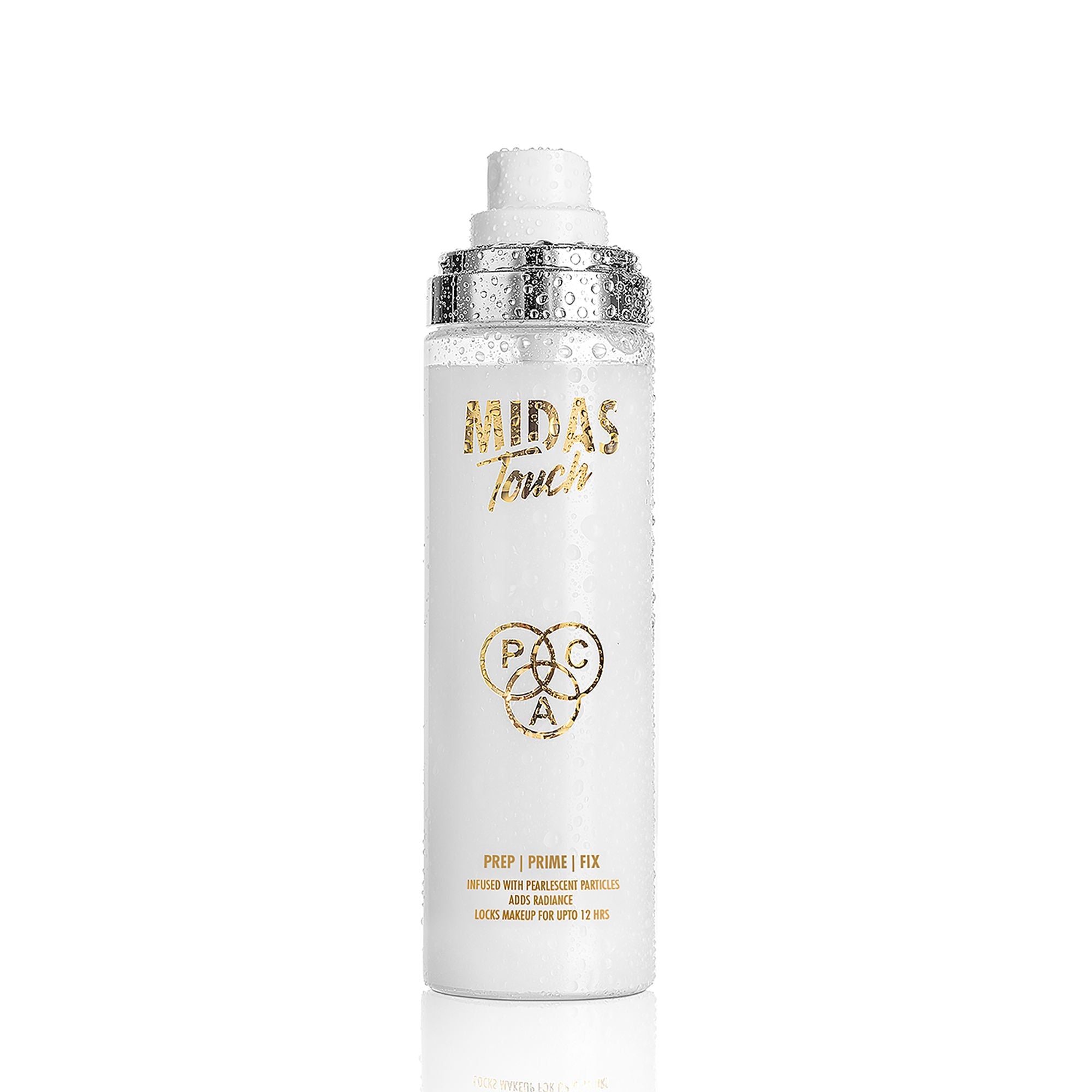 PAC Studio Midas Touch Makeup Fixer - Glow Setting Spray, Non - Sticky, Infused With Pearlescent Particles | Grocsy