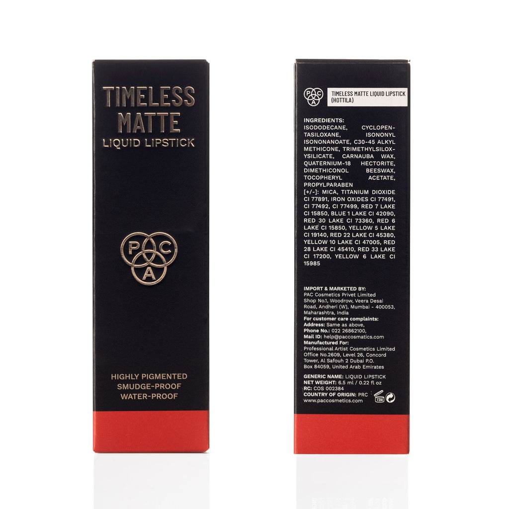 PAC Studio Timeless Matte Liquid Lipstick - Hottila | Grocsy