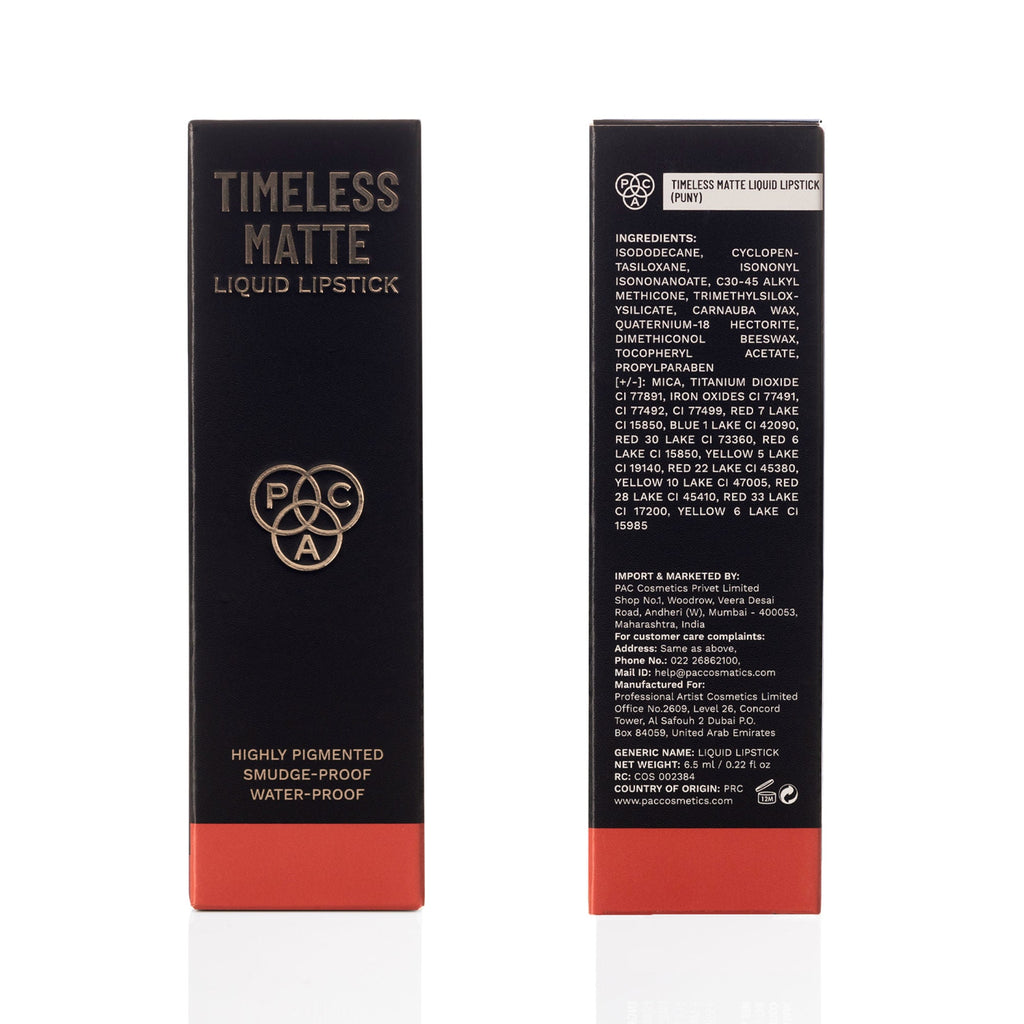 PAC Studio Timeless Matte Liquid Lipstick - Puny | Grocsy