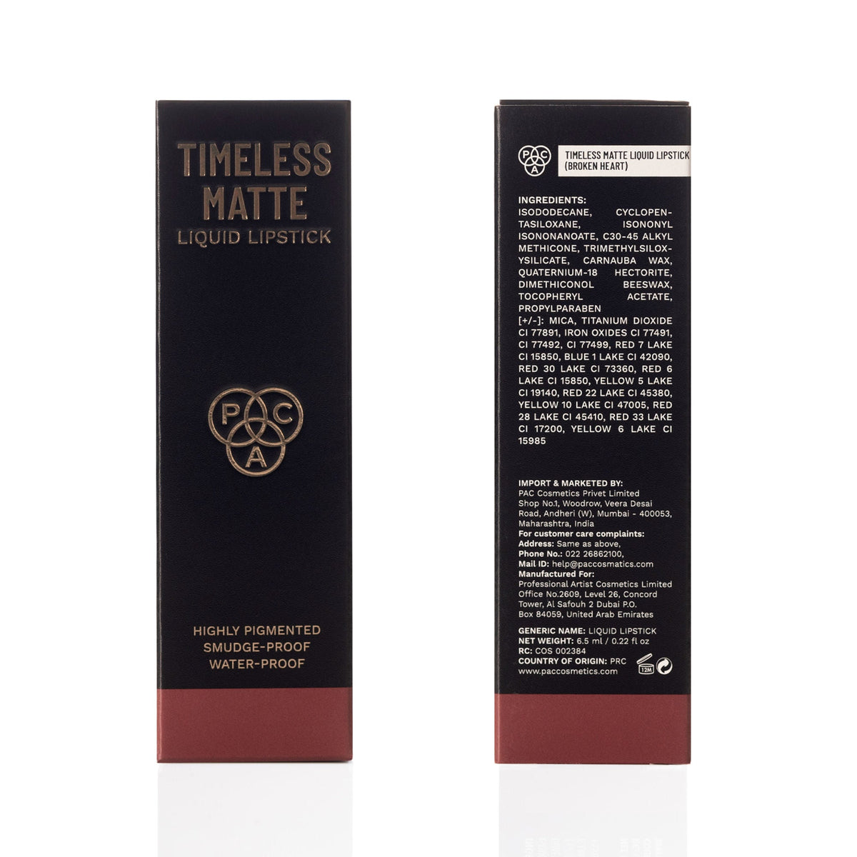 PAC Studio Timeless Matte Liquid Lipstick - Broken Heart | Grocsy