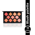 PAC Studio Take Cover Blusher X11 - Micro Fine Pigments, Blends Effortlessly, 8 Matte & 3 Shimmer Shades | Grocsy