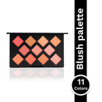 PAC Studio Take Cover Blusher X11 - Micro Fine Pigments, Blends Effortlessly, 8 Matte & 3 Shimmer Shades | Grocsy