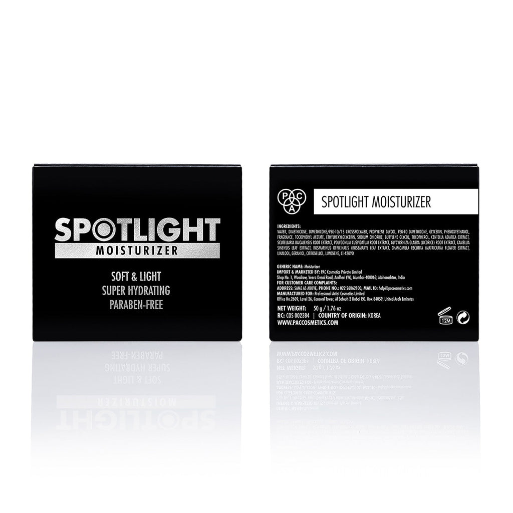 PAC Studio Spotlight Moisturizer - Quick Absorbing Formula, Keeps Skin Hydrated, Dewy & Plump All Day | Grocsy