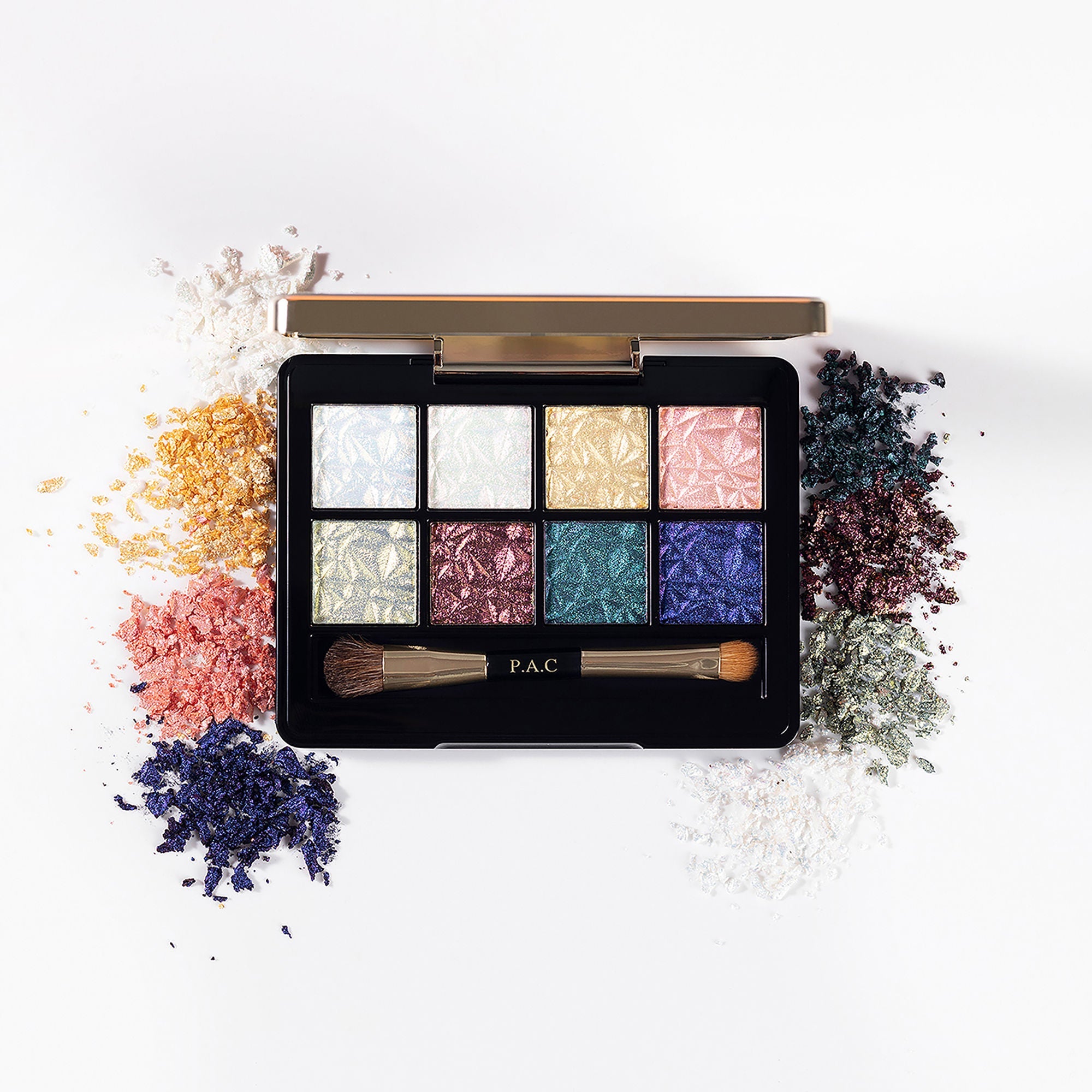 PAC Studio Spotlight Duo Chrome Palette Season 1 - Intensely Pigmented, Buttery Smooth Multi Chrome Shades | Grocsy