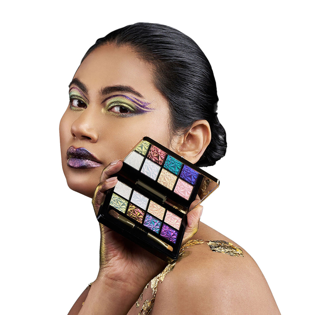 PAC Studio Spotlight Duo Chrome Palette Season 1 - Intensely Pigmented, Buttery Smooth Multi Chrome Shades | Grocsy