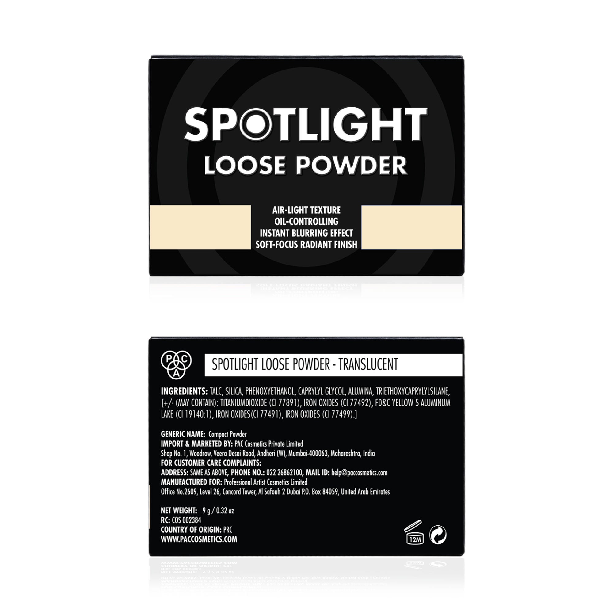 PAC Studio Spotlight Loose Powder - Transculent | Grocsy