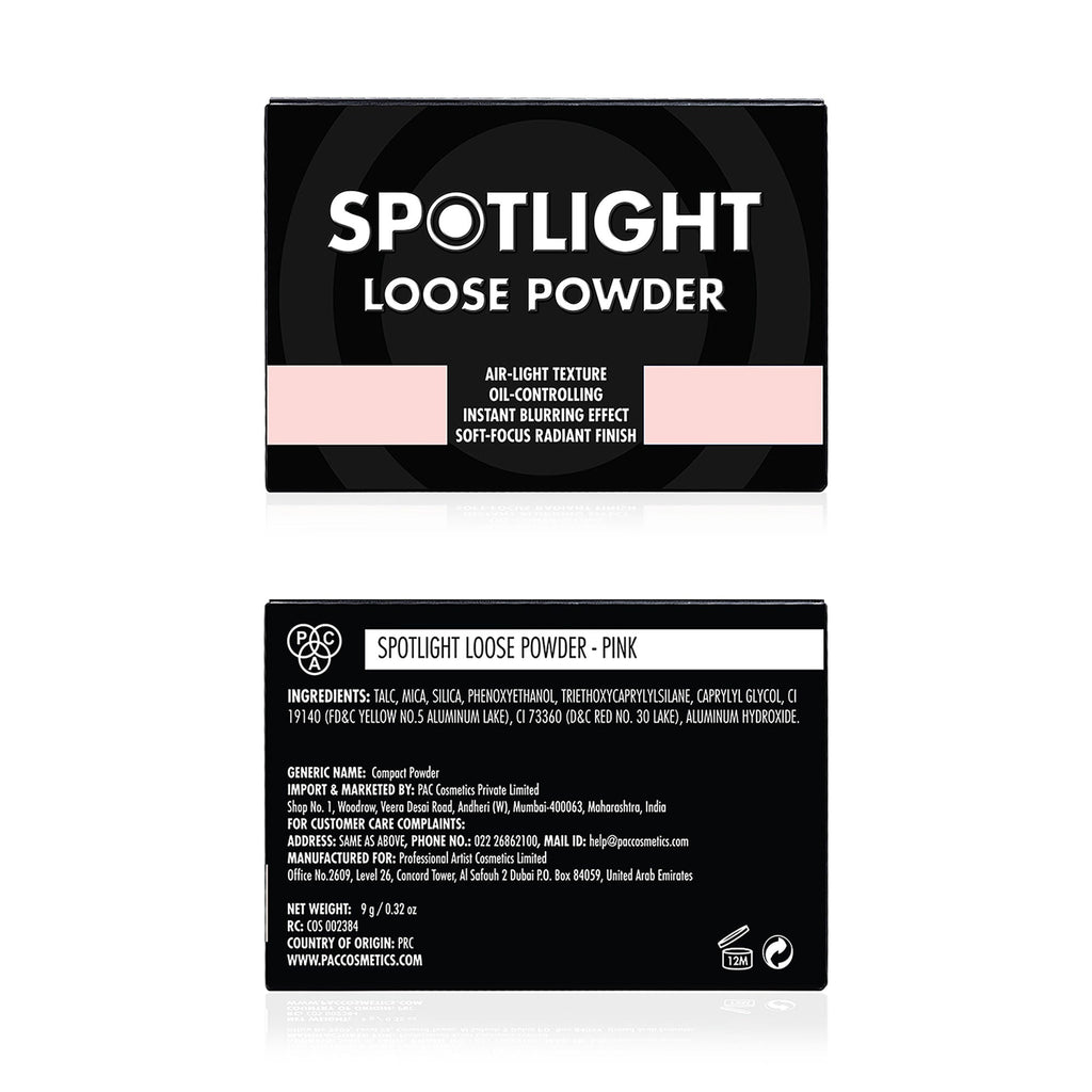 PAC Studio Spotlight Loose Powder - Pink | Grocsy