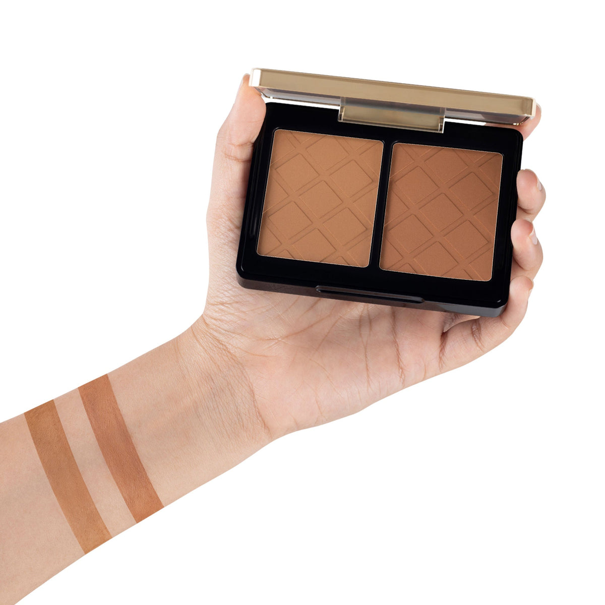 PAC Studio Spotlight Bronzer X2 - Lightweight Matte Powder Bronzer, Long-Lasting Buildable Formula | Grocsy