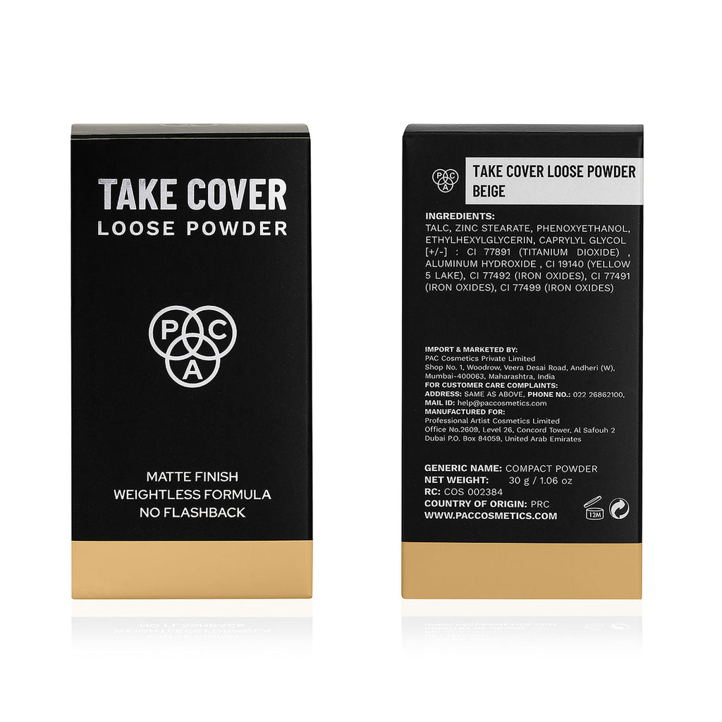 PAC Studio Take Cover Loose Powder - Beige | Grocsy