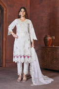 Pramukh Fab White Color Viscose Roman Kurta Set | Grocsy