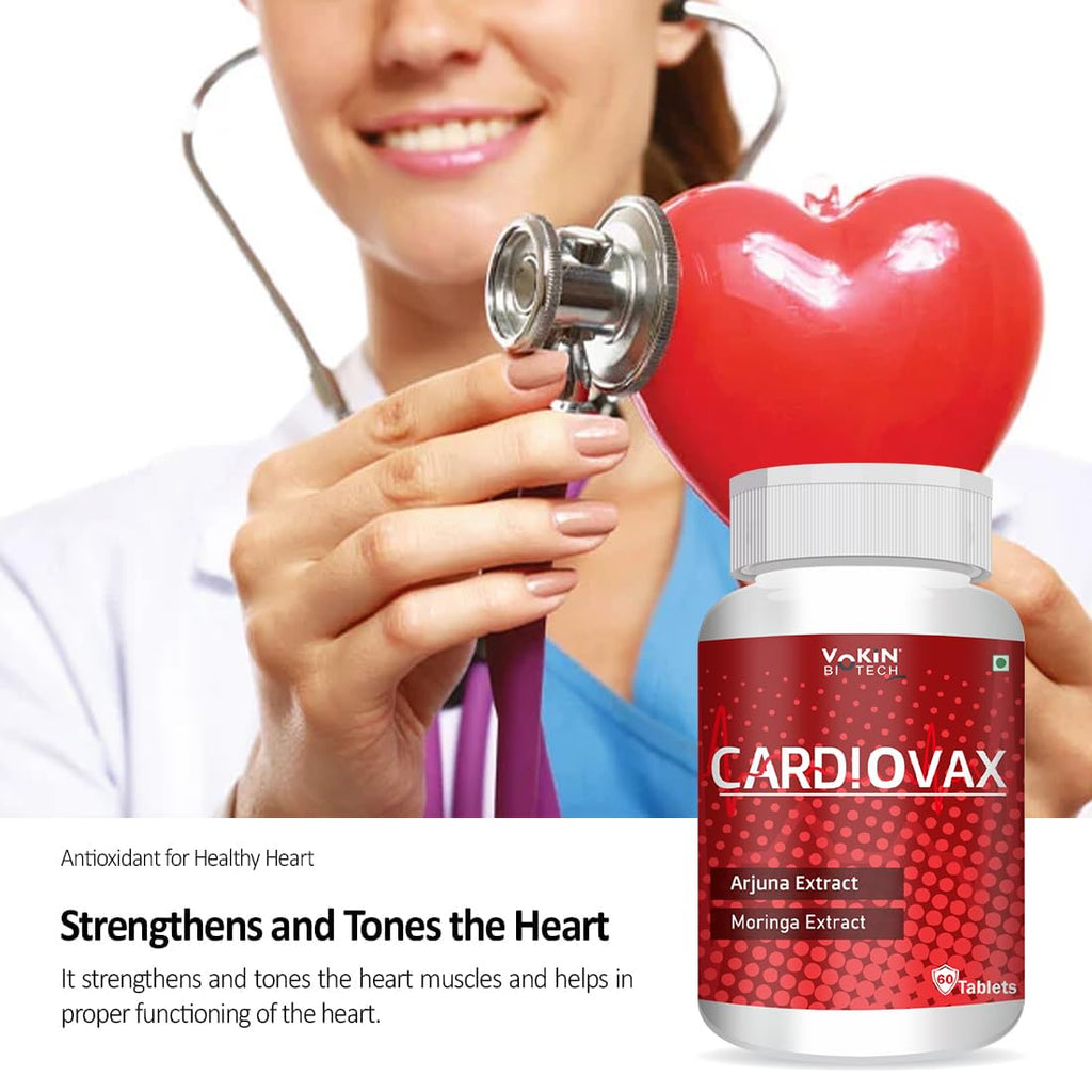 Vokin Biotech Natural Cardiovax Tablets | Grocsy
