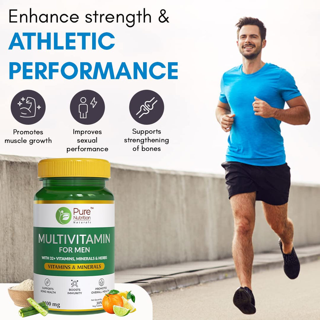 Pure Nutrition Multivitamin Tablets for Men | Grocsy