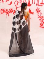 Tikhi Imli Polka Dot Designer Saree | Grocsy