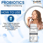 Vokin Biotech Probiotics 50 Billion CFU Multi Capsules | Grocsy
