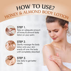 Nuerma Science Honey Almond Advanced Nourishing Body Lotion | Deep Hydrating Moisturizer | Grocsy