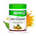 OZiva Hair Vitamins (With Biotin, Iron & Vitamin E) | Grocsy