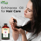 Organic Zing Echinacea (Echinacea angustifolia) Oil | Pure & Natural Carrier Oil for Skincare and Hair Care | Grocsy