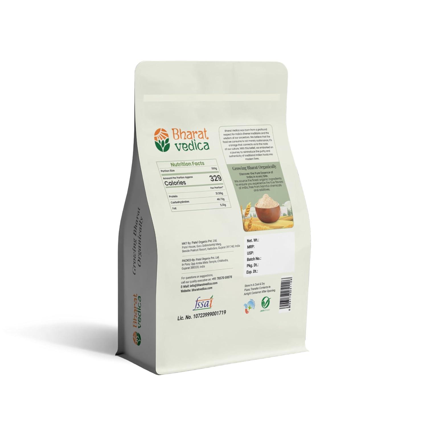 Bharat Vedica Organic Besan Flour - Organic Besan ka Atta | Grocsy