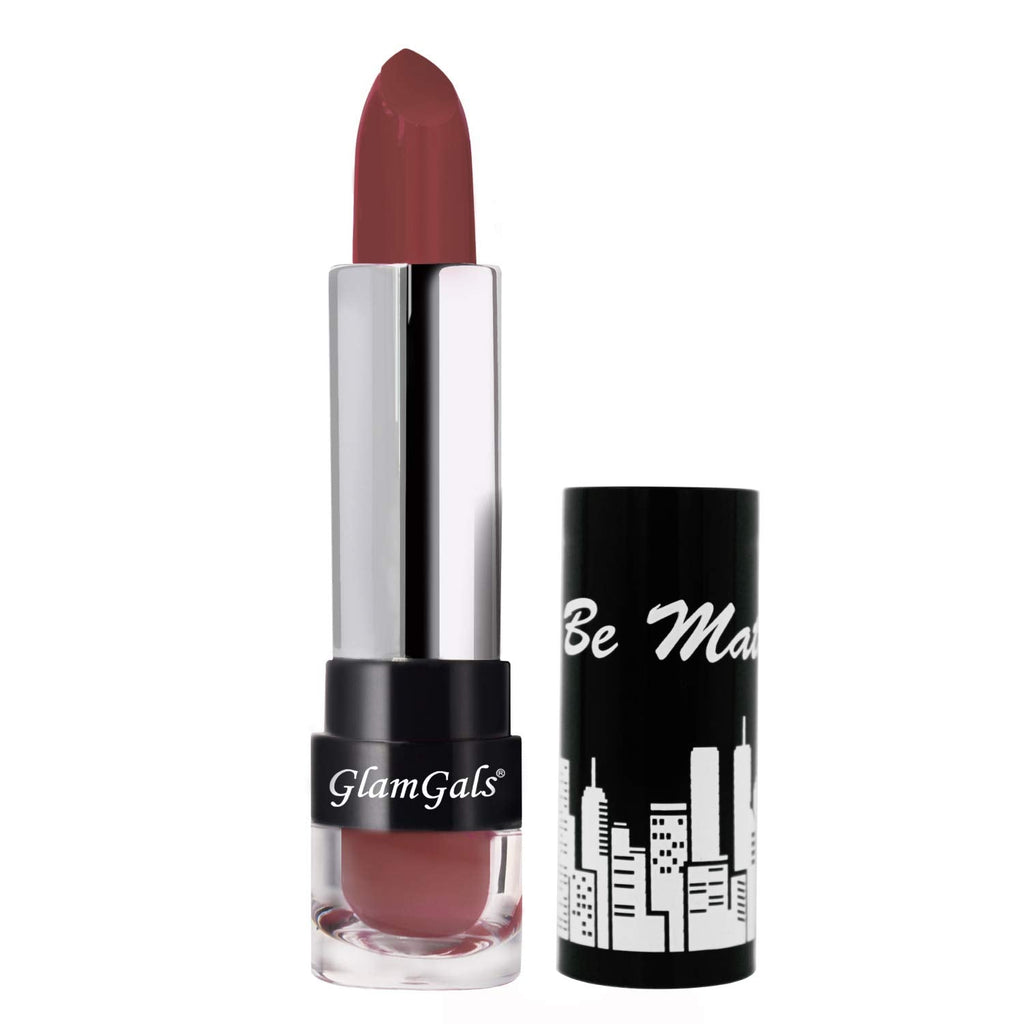 Glamgals Hollywood-U.S.A Matte Finish Kiss Proof Lipstick-Honey Brown | Grocsy