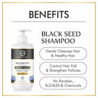 Nuerma Science Sulphate Free Keratin Repair Black Seed Shampoo For Keratin Botox and Coloured Hair | Grocsy