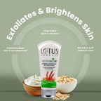 Lotus Herbals WhiteGlow Skin Brightening Oatmeal & Yogurt Gentle Exfoliator Scrub | Grocsy