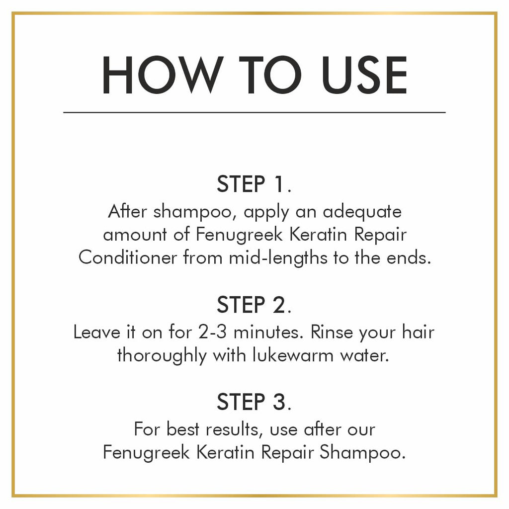 Nuerma Science Keratin Repair Fenugreek Hair Conditioner for Stronger, Thicker & Non-Frizzy Hair | Grocsy