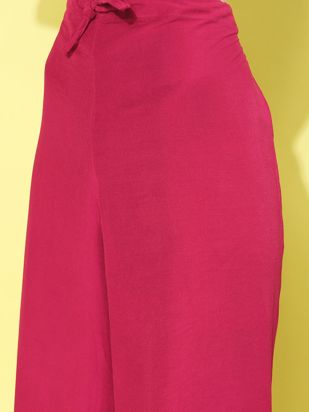 Sangria Floral Yoke Design Jacquard Kurta with Palazzos & With Dupatta | Grocsy