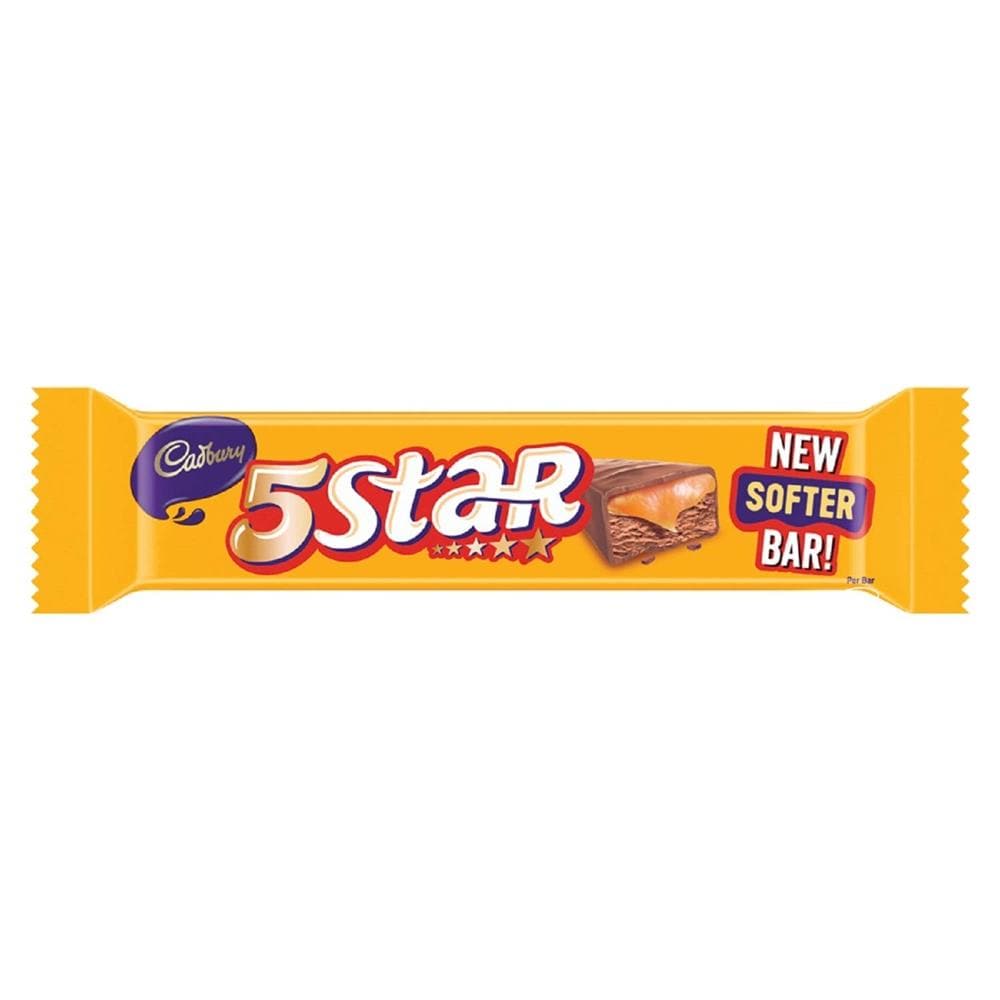 Cadbury 5 Star Chocolate Bar, 33 gm (Pack of 25) | Grocsy