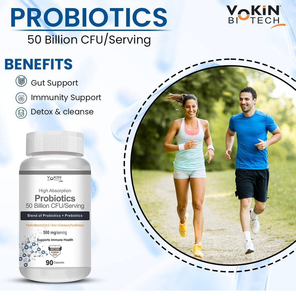 Vokin Biotech Probiotics 50 Billion CFU Multi Capsules | Grocsy