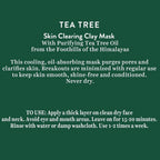 Biotique Advanced Organics Tea Tree Skin Clearing Clay Mask | Grocsy