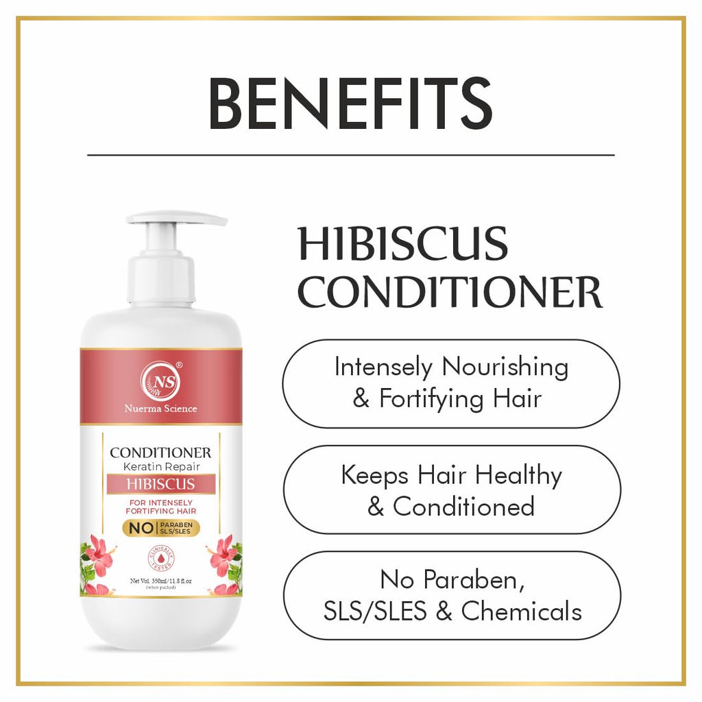 Nuerma Science Hibiscus Hair Conditioner with Keratin Repair | Grocsy