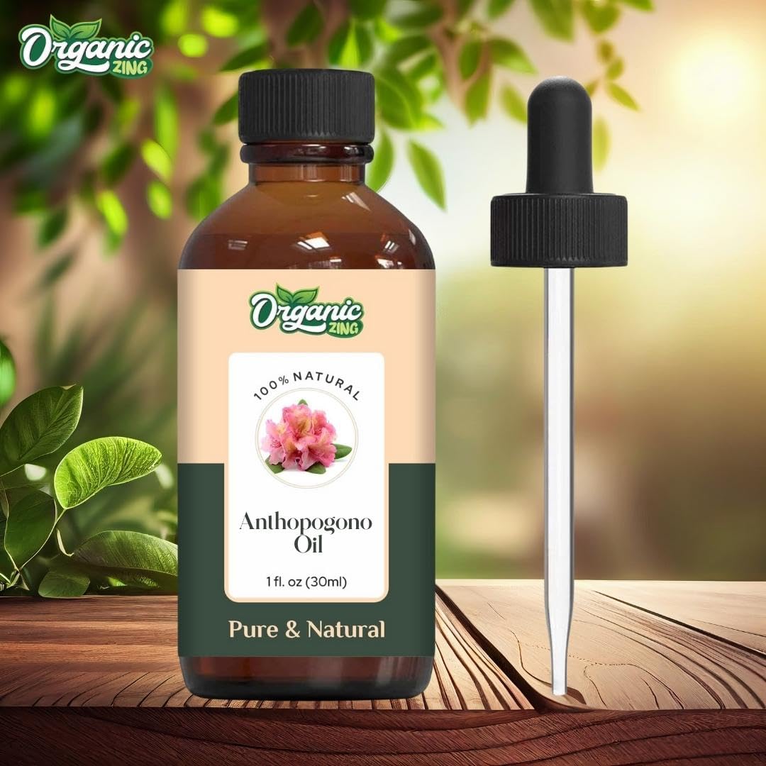 Organic Zing Anthopogon (Rhododendron anthopogon) Oil | Pure & Natural Essential Oil for Skincare, Aroma & Diffusers | Grocsy