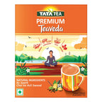 Tata Tea Teaveda Powder | Premium Assam Tea Leaves | Made With Goodness of Indian Herbals - Tulsi, Elaichi, Ginger & Brahmi | Grocsy