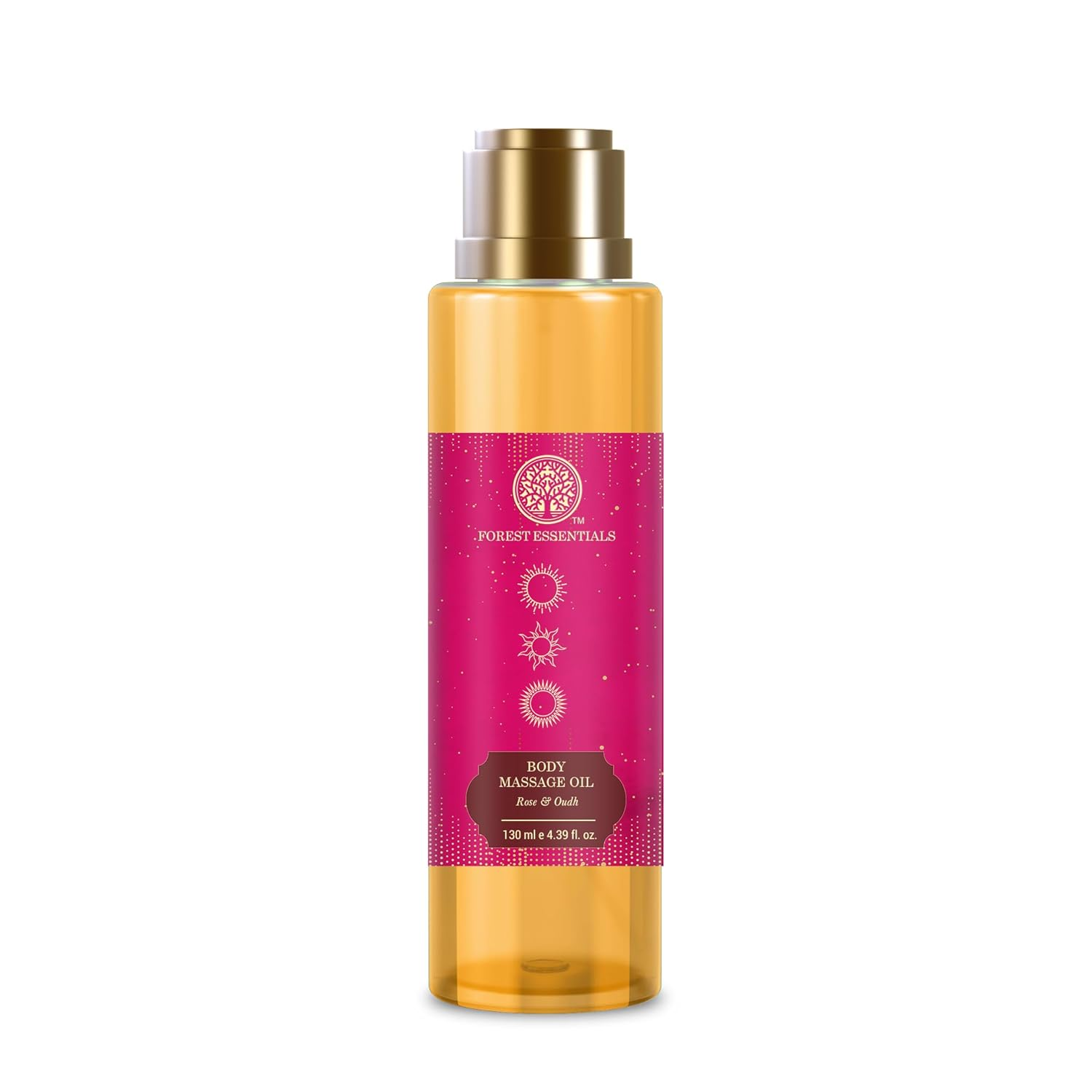 Forest Essentials Harmonizing Body Massage Oil Desi Gulab & Oudh | Grocsy