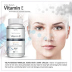 Vokin Biotech Natural Vitamin E from Sunflower - D-Alpha-Tocpherol - 10mg | Grocsy