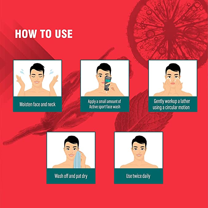 Himalaya Herbals - Men Active Sport Face Wash | Grocsy