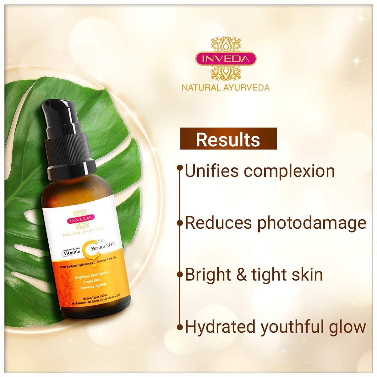 Inveda Concentrated Vitamin C Serum 20% | Grocsy