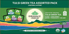 Organic India Tulsi Green Tea Assorted Tea Bags | Grocsy