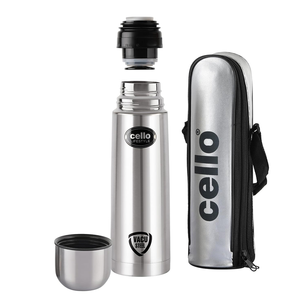CELLO Lifestyle Insulated Stainless Steel Flask Water Bottle for Daily Use 500 ml | Grocsy