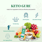 Vokin Biotech Keto Guru For weight Loss With Effervescent Water Soluble Tablets | Grocsy