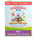 ClassMonitor KG1 Learning Educational Kit with Free App with 300+ Early Preschool Learning Activity Worksheets for kids of Age 3.5 - 4.5 Years | Grocsy